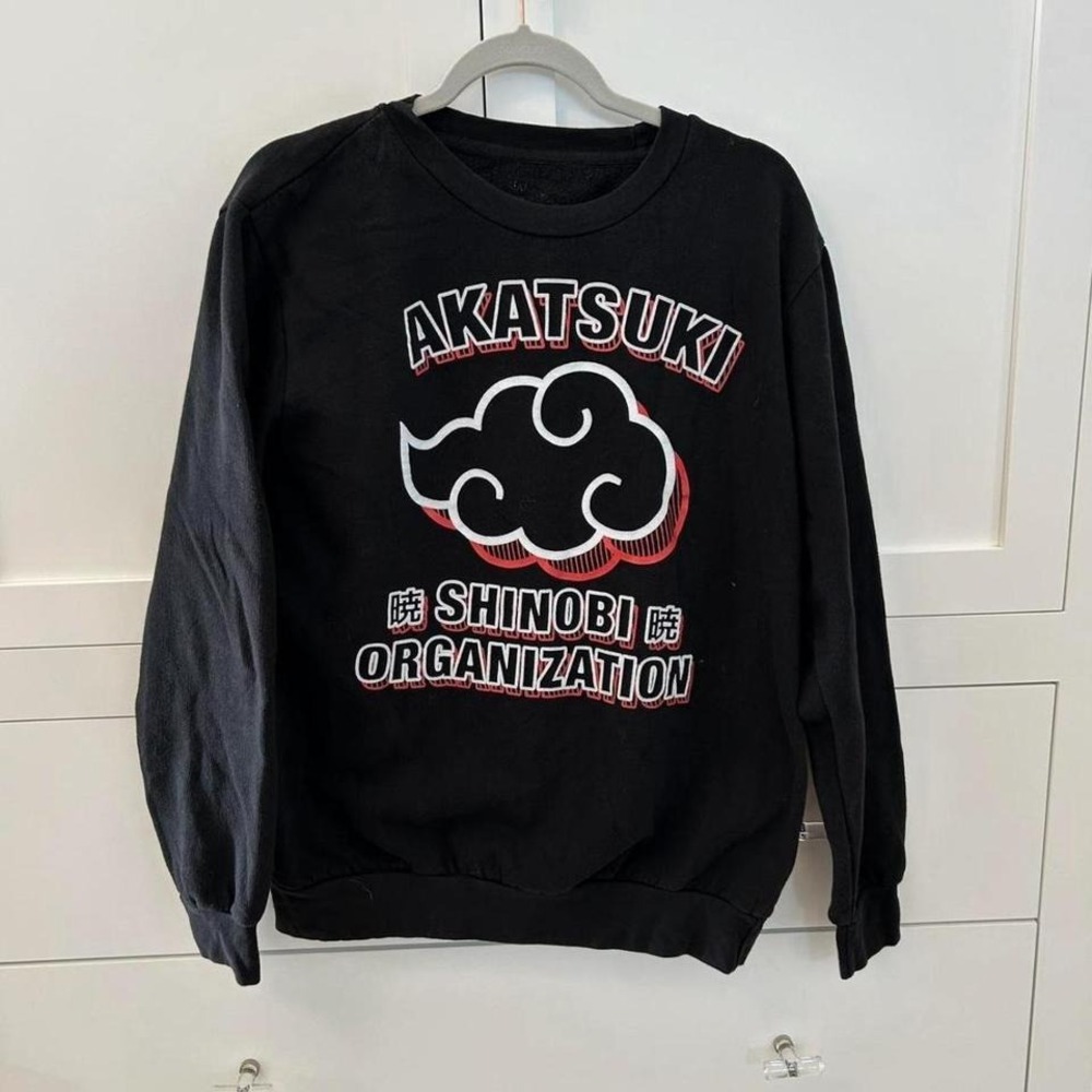 Black Akatsuki crewneck sweatshirt